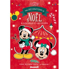 Disney Mickey et ses amis - Mes décorations de Noël à colorier et découper