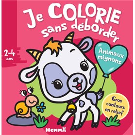 Je colorie sans déborder (2-4 ans) - Animaux mignons - Tome 55