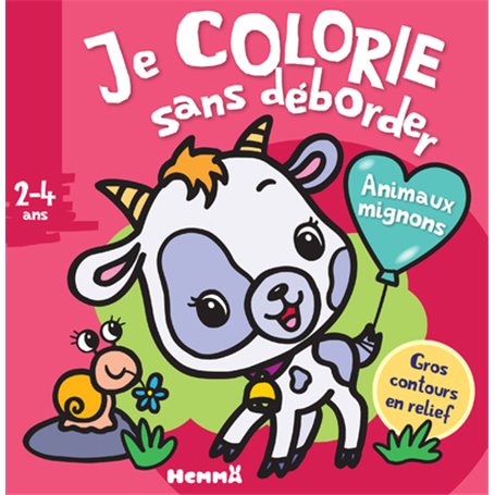 Je colorie sans déborder (2-4 ans) - Animaux mignons - Tome 55