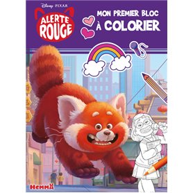 Disney Pixar Alerte Route - Mon premier bloc à colorier