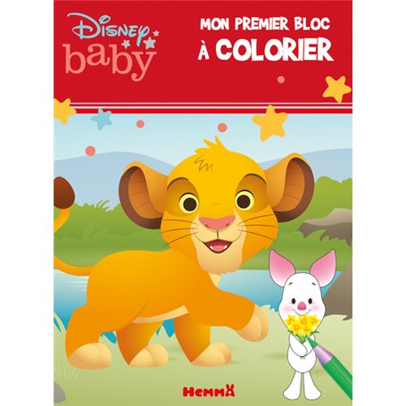 Disney Baby - Mon premier bloc à colorier (Simba)