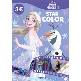 Disney La Reine des Neiges 2 - Star Color - (Elsa et Olaf fond mauve)