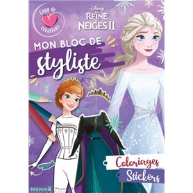 Mon bloc de styliste - Reine des Neiges 2 (Elsa & Anna)