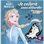 Disney La Reine des Neiges 2 - Je colorie sans déborder (Elsa et Bruni) - Gros contours en relief !