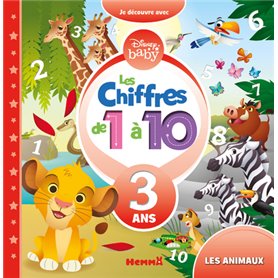 Les chiffres de 1 à 10 - 3 ans - Les animaux