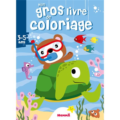 Mon gros livre de coloriage (Ourson-Tortue)