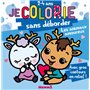 Je colorie sans déborder (2-4 ans) - Les animaux amoureux - Avec gros contours en relief !