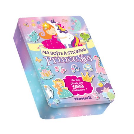 Ma boite à stickers - Princesses - Avec plus de 1000 stickers !