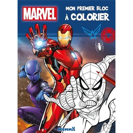 Marvel - Mon premier bloc à colorier (Iron-Man)