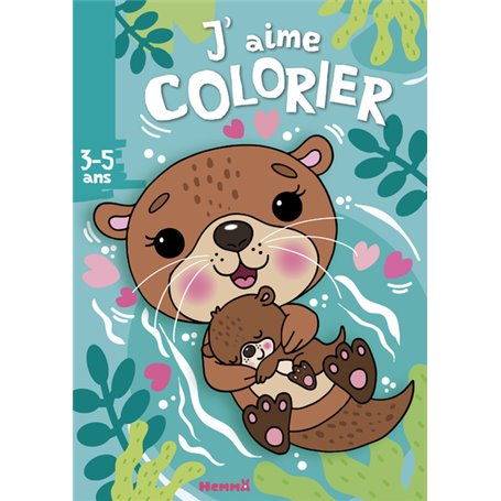 J'aime colorier (3-5 ans) (Loutres)