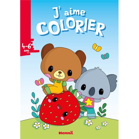 J'aime colorier (4-6 ans) (Ourson et koala)