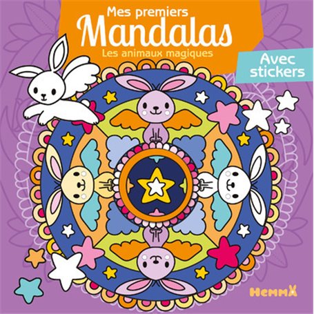 Mes premiers mandalas - Les animaux magiques - Avec stickers