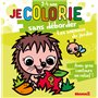 Je colorie sans déborder (2-4 ans) - Les animaux du jardin T64 - Avec gros contours en relief !