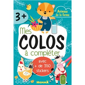 Mes colos à compléter - Animaux de la ferme - avec + de 350 stickers