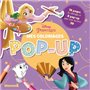 Disney Princesses - Mes coloriages Pop-Up - 16 pages de coloriages et 8 pop-up pour créer ton livre