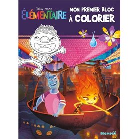 Disney Pixar Elémentaire - Mon premier bloc à colorier