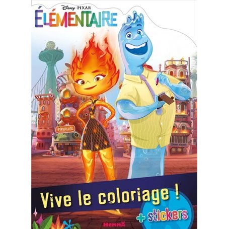 Disney Pixar Elémentaire - Vive le coloriage ! - + stickers