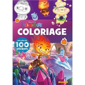 Disney Pixar Elémentaire - Coloriage avec plus de 100 stickers