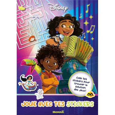 Disney - Joue avec tes stickers - Colle tes stickers pour trouver la solution des jeux !