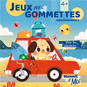 Hemma et Moi - Jeux avec gommettes - Vive les vacances ! - repositionnables