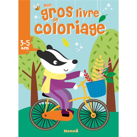 Mon gros livre de coloriage (Balade à vélo)