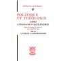 TH n°27 - Politique et théologie chez Athanase d'Alexandrie