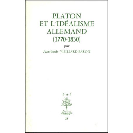 BAP n°28 - Platon et l'idéalisme allemand