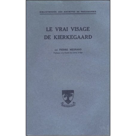 BAP n°11 - Le vrai visage de Kierkegaard