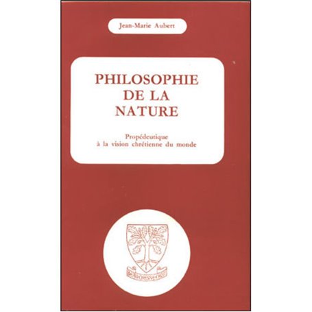 Philosophie de la nature ou cosmologie