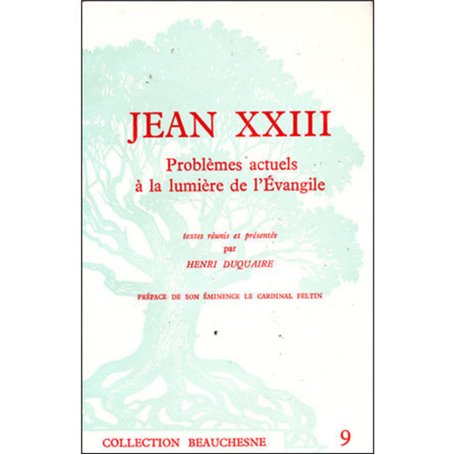 Jean XXIII - problèmes actuels à la lumière de l'église