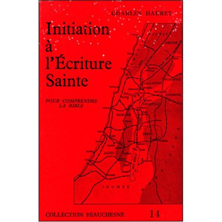 Initiation a l'écriture sainte