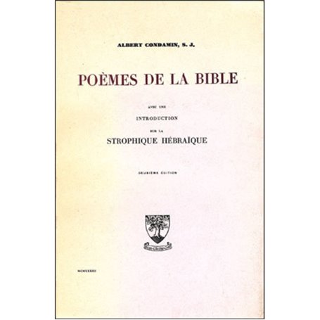 Poèmes de la Bible