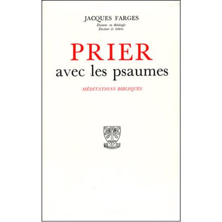 Prier avec les psaumes