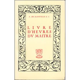 Livre d'heures du maître