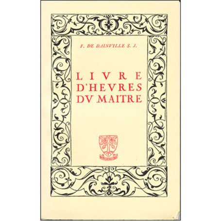 Livre d'heures du maître