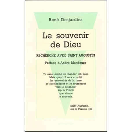 Le souvenir de Dieu - Recherche avec Saint Augustin