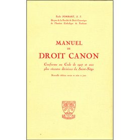 Manuel de droit canon