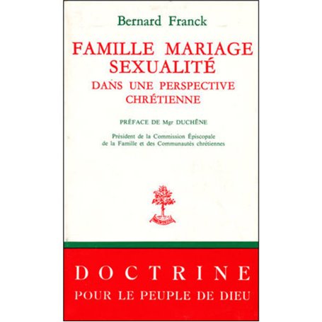 Famille, mariage, sexualité