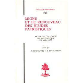 TH n°66 - Migne et le renouveau des études patristique