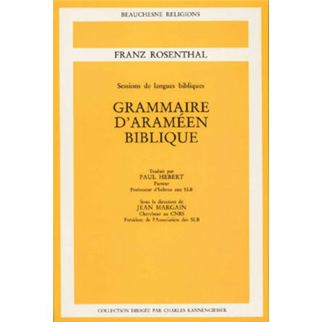 Grammaire d'araméen biblique