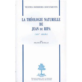 La théologie naturelle de Jean de Ripa - XIVe siècle - N° 15
