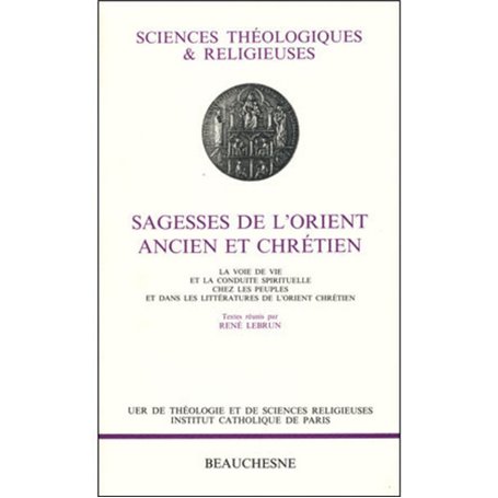 Sagesses de l'Orient ancien et chrétien