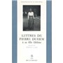 Lettres de Pierre Duhem à sa fille Hélène