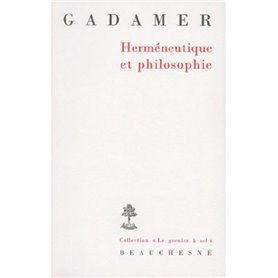 Herméneutique et philosophie