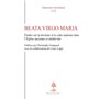 TH n°135 - Beata Virgo Maria - Etudes sur la doctrine et le culte mariaux dans l'Eglise ancienne e