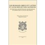 Les romans grecs et latins et leurs réécritures modernes - Etudes sur la réception de l'ancien roman