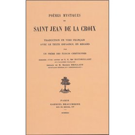 Poèmes mystiques de Saint Jean de la Croix