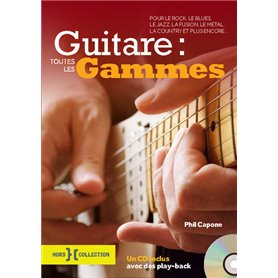 Guitare : toutes les gammes + CD NE