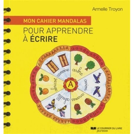 Mon cahier mandalas pour apprendre à écrire