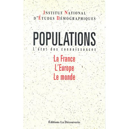 Populations l'état des connaissances